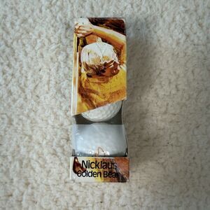Vintage Jack Nicklaus Golden Bear Golf Ball MacGregor Sleeve of 3 Balls - NEW